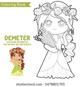 Colouring worksheet ancient Greece mythology. Coloring activity for children. Educational printable coloring worksheet for kids. 