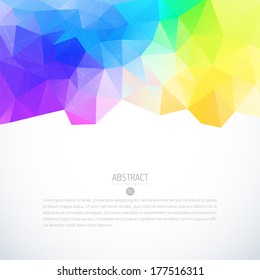 colours background geometric conceptual 3d geometric multicolored mosaic scene colours background geometric star colorful abstraction scene multicolor numeric cloud trendy graceful site employment blu