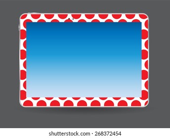 ColourTablet PC Vector Illustration EPS10