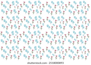 Colourul floral vector pattern vintage style