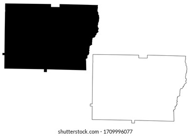 Colquitt County, Georgia (U.S. county, United States of America,USA, U.S., US) map vector illustration, scribble sketch Colquitt map