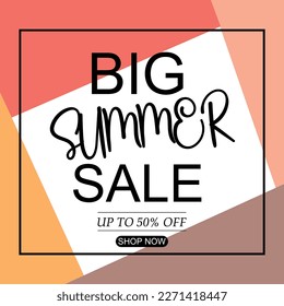 Colrful Sale banner template design, Super sale special offer up to 50% off. Super Sale, end of season special offer banner. vector illustration, Marketing, Advertising.