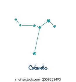 Columba constellation, pigeon, 88 constellations