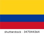 Columbia, Columbian, Colombia, Colombian Flag vector image  