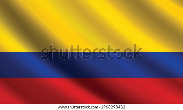 Columbia Country Flag Design Vector Wavy Stock Vector Royalty Free columbia-country-flag-design-vector-wavy-stock-vector-royalty-free