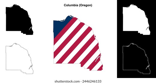 Condado de Columbia (Oregón) - Mapa del Condado de Columbia