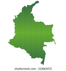 Columbia map green