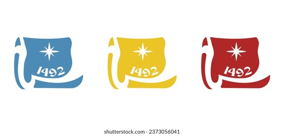 Icono del mapa de Columbia sobre fondo blanco, ilustración del vector