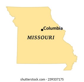 Columbia, Missouri Locate Map