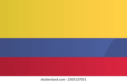 Columbia national flag. Country identity