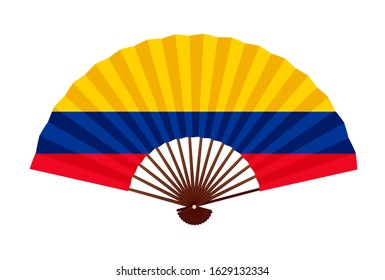 columbia  national flag symbol icon