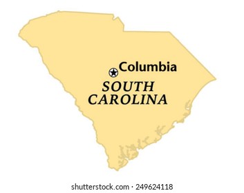 Columbia, South Carolina Locate Map