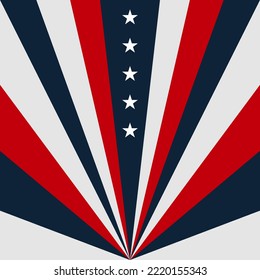 Columbus Abstract Geometric wall art mural. United States of America. Vector Illustration.