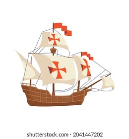 columbus caravel boat historic icon