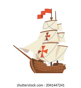 columbus caravel ship historic icon