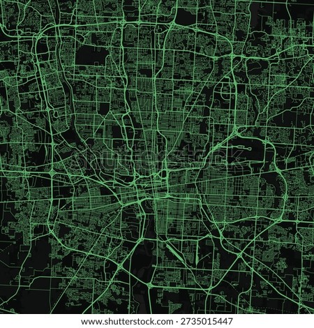 Columbus City Map this meticulously crafted vector art showcases a sleek urban design blending structured lines with a monochrome palette evoking a refined blueprint aesthetic, emphasizing refined.