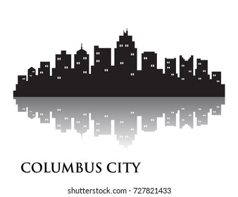 Columbus City Skyline Logo Template