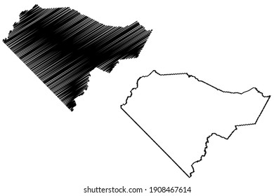 Columbus County, North Carolina State (US County, Vereinigte Staaten von Amerika), Karte, Vektorgrafik, Skizze Columbus Karte