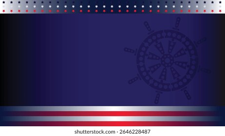 columbus day background with silhouette of steer wheel copy space area suitable to place on content with that theme