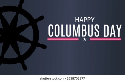 Columbus Day background. Suitable for banners, backdrops, posters, merchandise, covers.