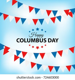 Columbus Day Background. Vector Illustration EPS10