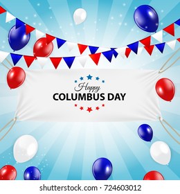 Columbus Day Background. Vector Illustration EPS10