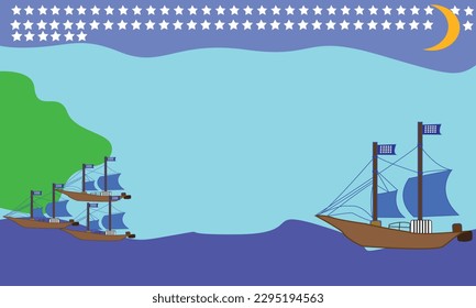 columbus day beground copy space vektors