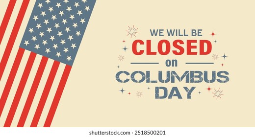  Columbus Day celebration with ship, Columbus Day background design  Vector illustration