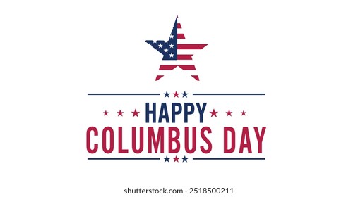  Columbus Day celebration with ship, Columbus Day background design  Vector illustration