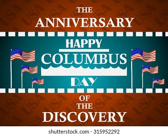 Columbus Day Greeting Card 2