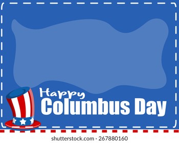 Columbus Day Holiday Banner Vector