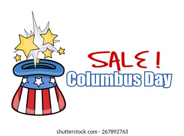 Columbus Day Sale Graphic Banner