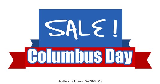 Columbus Day Sale Graphic Banner