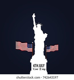 Columbus Day usa flag
