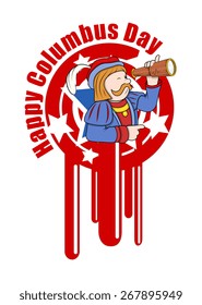Columbus Day Vector Graphic