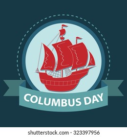 Columbus day vector illustration. svg