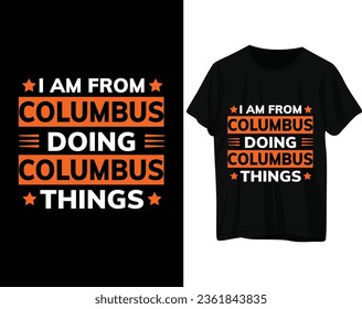 Soy de columbus haciendo artilugios de camiseta