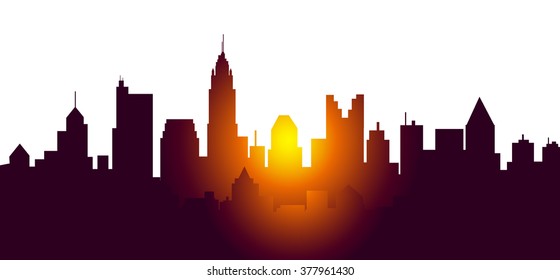 Columbus Morning Sunshine - Vector