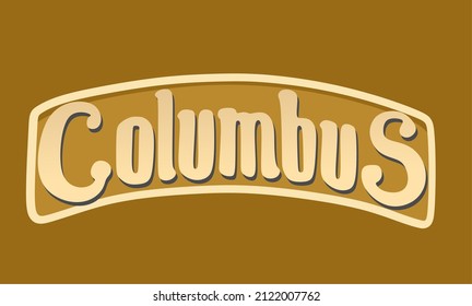 Columbus Nebraska in yellow of the highest quality