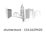 Columbus, Ohio Skyline Vector Illustration
