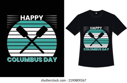  Columbus quotes t-shirt design, vector graphic