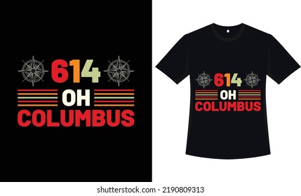  Columbus quotes t-shirt design, vector graphic