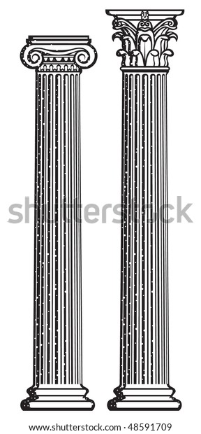 Column Stock Vector (Royalty Free) 48591709 | Shutterstock