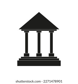 icono de creación de columnas. Ilustración vectorial.