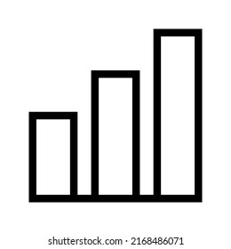 Column Chart icon or logo isolated sign symbol vector illustration - high quality black style vector icons