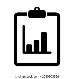 column chart icon vector