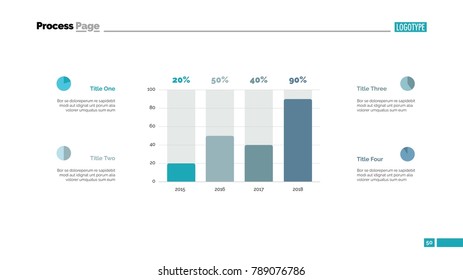 Column Chart Infographic Slide Template