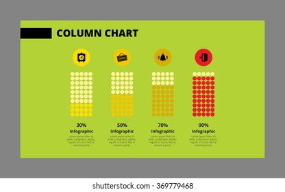 Column chart template 3