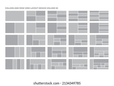 Column and Grid for Layout  Design purpose composition vol 02