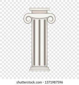 Column icon. Cartoon illustration of column vector icon for web